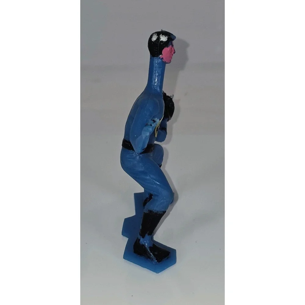 Vintage 1970s Mr Fantastic Bootleg Action Figure Marvel Knockoff Plastic Toy